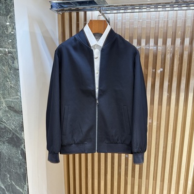 卡尔丹顿男24秋冬商务棒球领休闲夹克外套AE5W05124吊牌3680