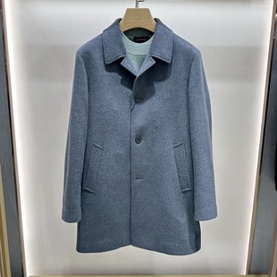 博斯绅威BOSSsunwen23秋冬商务翻领大衣外套134326134770专柜7980