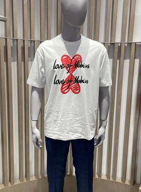 卡尔丹顿男装2021秋冬都市休闲圆短袖T恤KBCW10162RAW1专柜1380