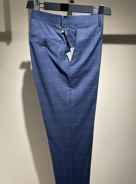 卡尔丹顿男装春夏款羊毛直筒套西配裤长裤KAAS12613专柜2900