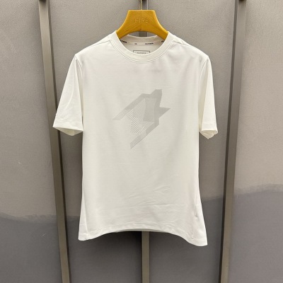 卡尔丹顿男装25秋冬休闲圆领针织短袖T恤KFCW10137RAW1吊牌1080