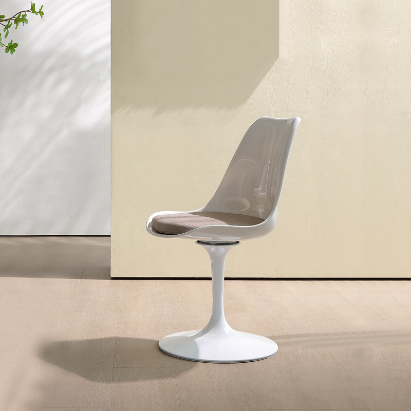 高端设计师椅子意式极简餐厅旋转椅子网红售楼处洽谈书桌椅休闲椅