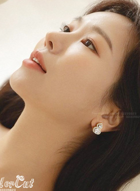 Cubic Calabash Earrings 闪耀锆石轻奢耳钉水钻葫芦耳环