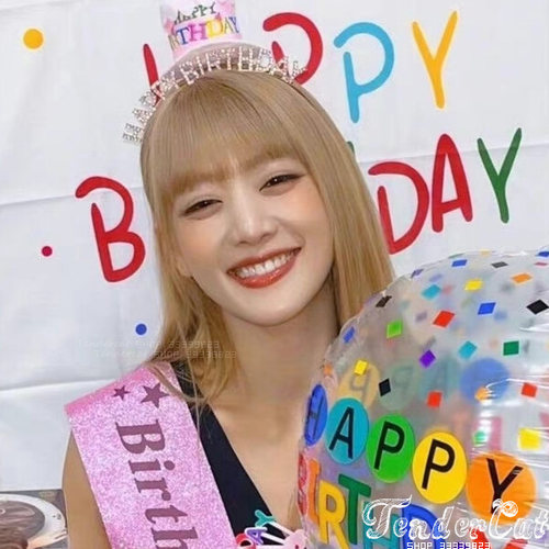 Minnie同款水钻生日快乐字母发箍