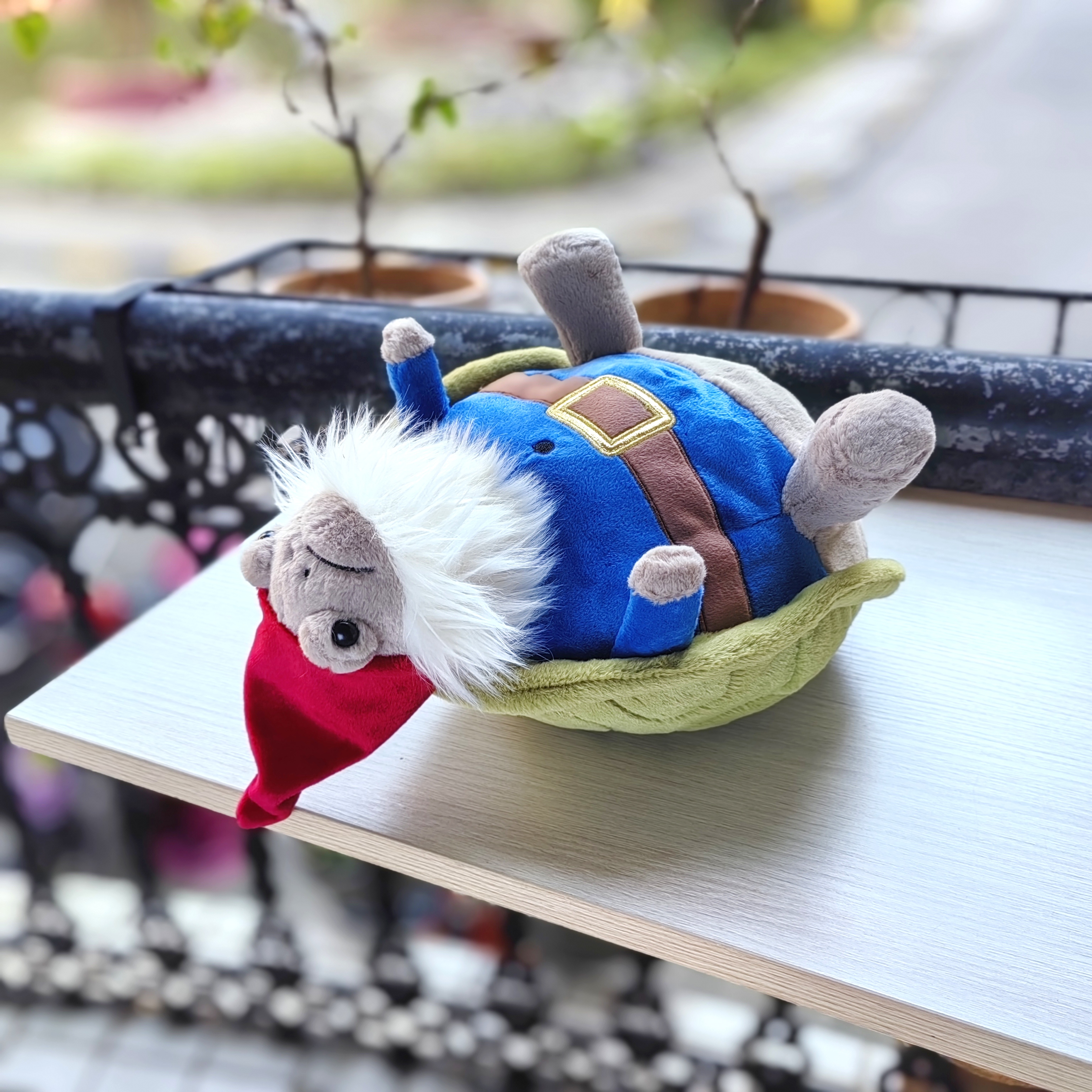 英国Jellycat 花园地精蒂米乌龟 毛绒玩具公仔 丑萌乌龟玩具 可爱