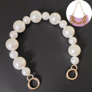 Apedee 珍珠包链腋下包替换肩带单肩手提包带配件肩带 Mod青蛙同款