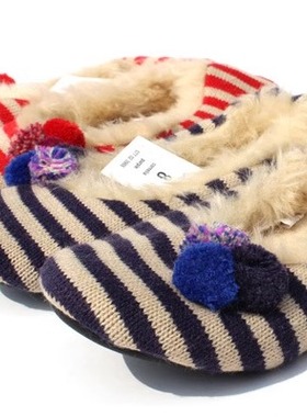 清库断码特价拖鞋秋冬季日系家居棉拖鞋防滑拖鞋静音家居鞋开司米