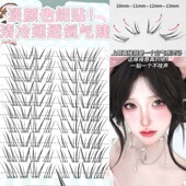 蜜小盒清冷通透氧气感假睫毛淡颜日常轻盈灵动卷翘自然上镜假睫毛