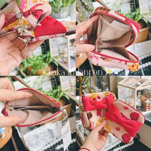 现货丨日本feiler毛巾包蝴蝶结甜品限定化妆包零钱包收纳包卡包