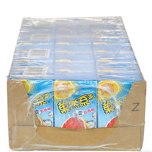 饮品 维他Vita果然系茶冰震红西柚250ml果茶果味饮料夏日清爽盒装