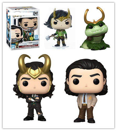 国产funko pop 复仇者联盟洛基夜光版747 895 898鳄鱼901手办摆件
