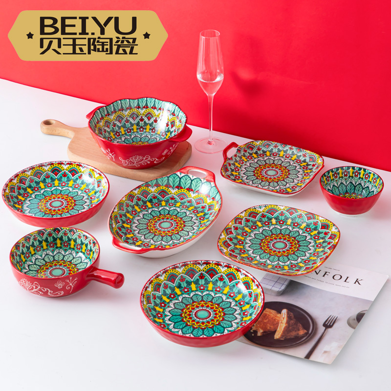 贝玉釉下彩北欧风格大众无铅无镉