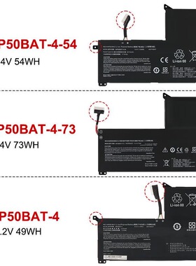 全新适用七彩虹将星X15 XS22 机械师F117 2022 电池 NP50BAT-4-54
