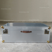 装 美式 橱窗陈列箱软装 家居做旧储物箱 饰收纳箱子 英伦复古家具