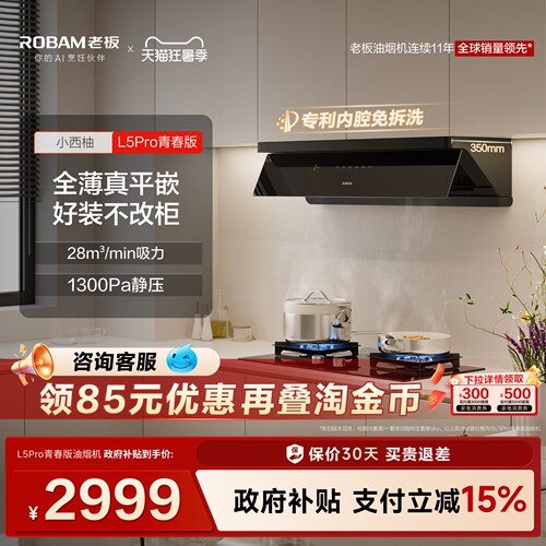 老板小西柚L5Pro青春版顶侧一体