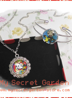 菲力貓FELIX卡通項鏈手镯