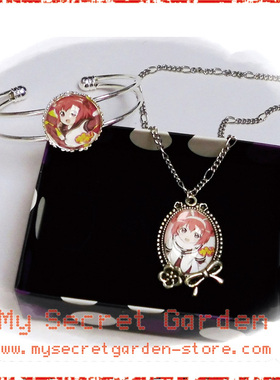 轻松百合摇曳百合动漫項鏈手镯