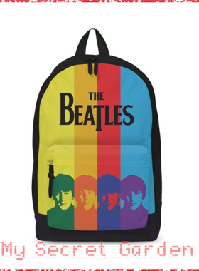 現貨THE BEATLES Hard Day's Night 披头士乐队官方双肩書包袋