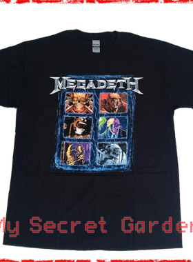 現貨 MEGADETH Rust in Peace英國官方乐队短袖T恤Shirt 金屬搖滾