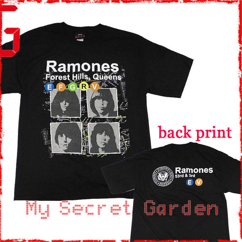 現貨RAMONES美国官方樂队T恤
