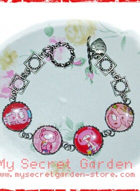 现货 GLOOMY BEAR cabochon bracelet 暴力熊 時光寶石手链