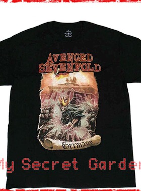 現貨 AVENGED SEVENFOLD 英國官方乐队短袖T恤Shirt金屬搖滾A7X