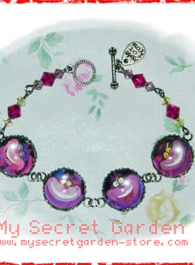 愛麗絲夢遊仙境柴郡妙妙貓手鏈