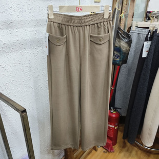 休闲裤 子A1272 正品 直筒薄款 哈伦裤 九分裤 新款 AEH年轻妈妈装 夏装