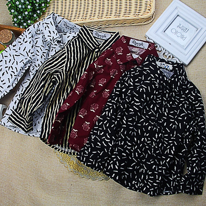 Chemise garcon à manche longue - Ref 2074505 Image 5