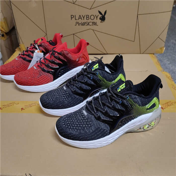 捡漏专柜撤柜正品花家 气垫颗粒减震 专业跑步鞋网面透气旅游鞋潮