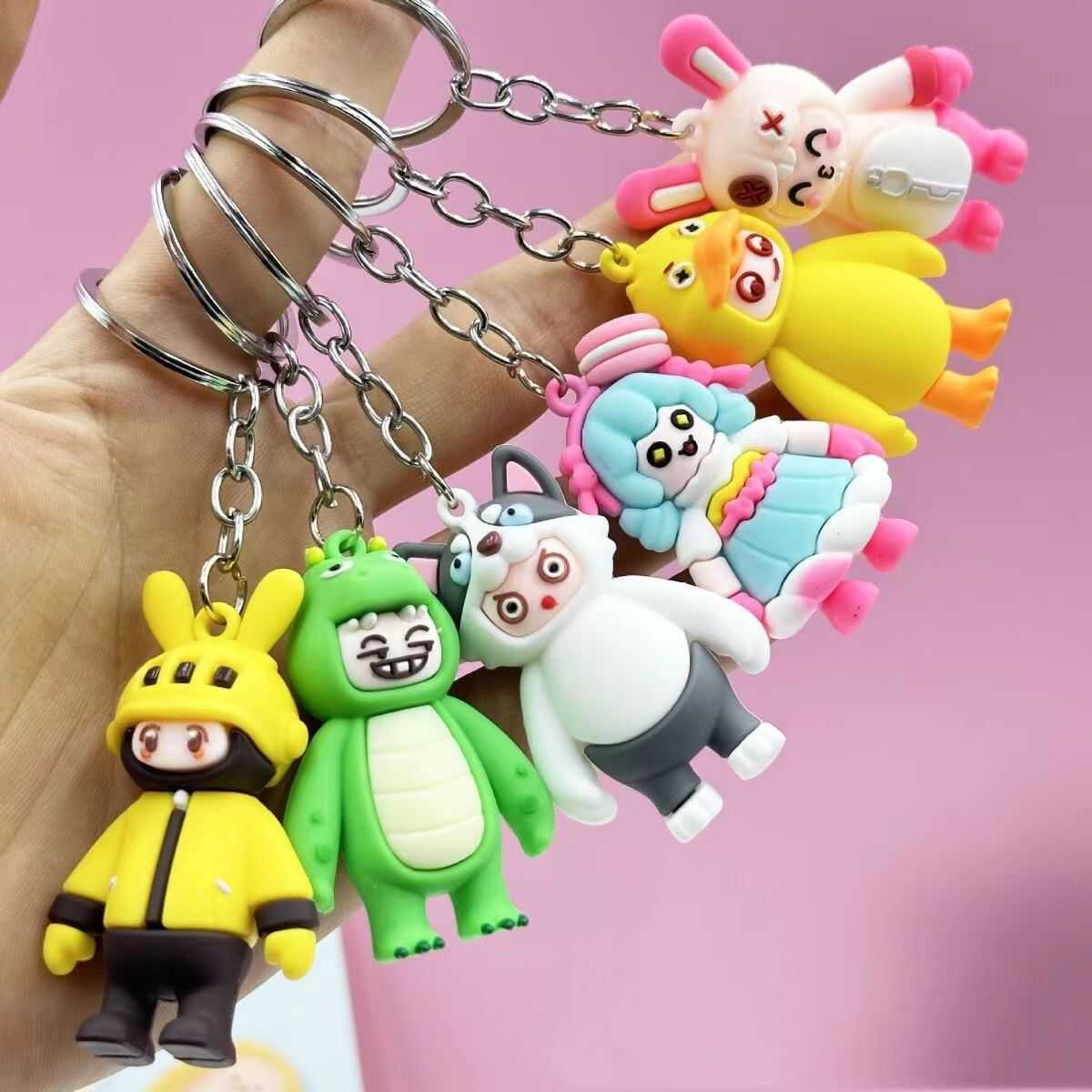 元梦之星钥匙扣挂件幼儿园小学生奖品儿童生日礼物跳蚤市场小商品