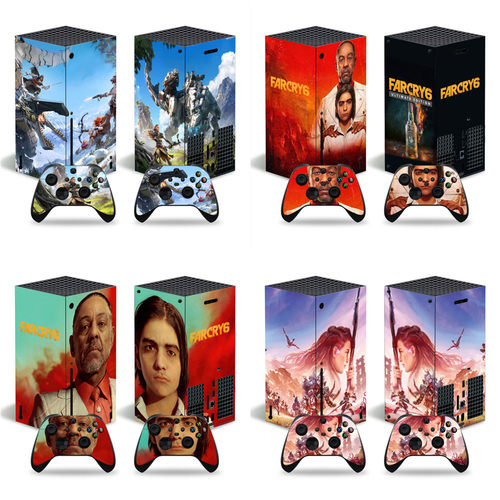 XBOX series x 游戏机全身贴纸 farcry 6 手柄贴纸 保护膜卡通贴