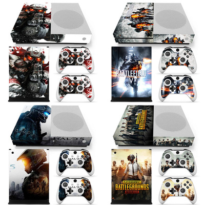 侠士 XBOX ONE S 亚马逊跨境 游戏机保护贴纸skin sticker战地5