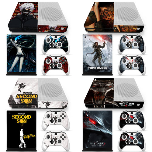 适用于xbox one s贴纸贴膜skin sticker游戏机痛贴second son