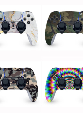 PS5 egde全包手柄贴纸前后贴纸PS5精英手柄贴纸贴膜磨砂贴膜