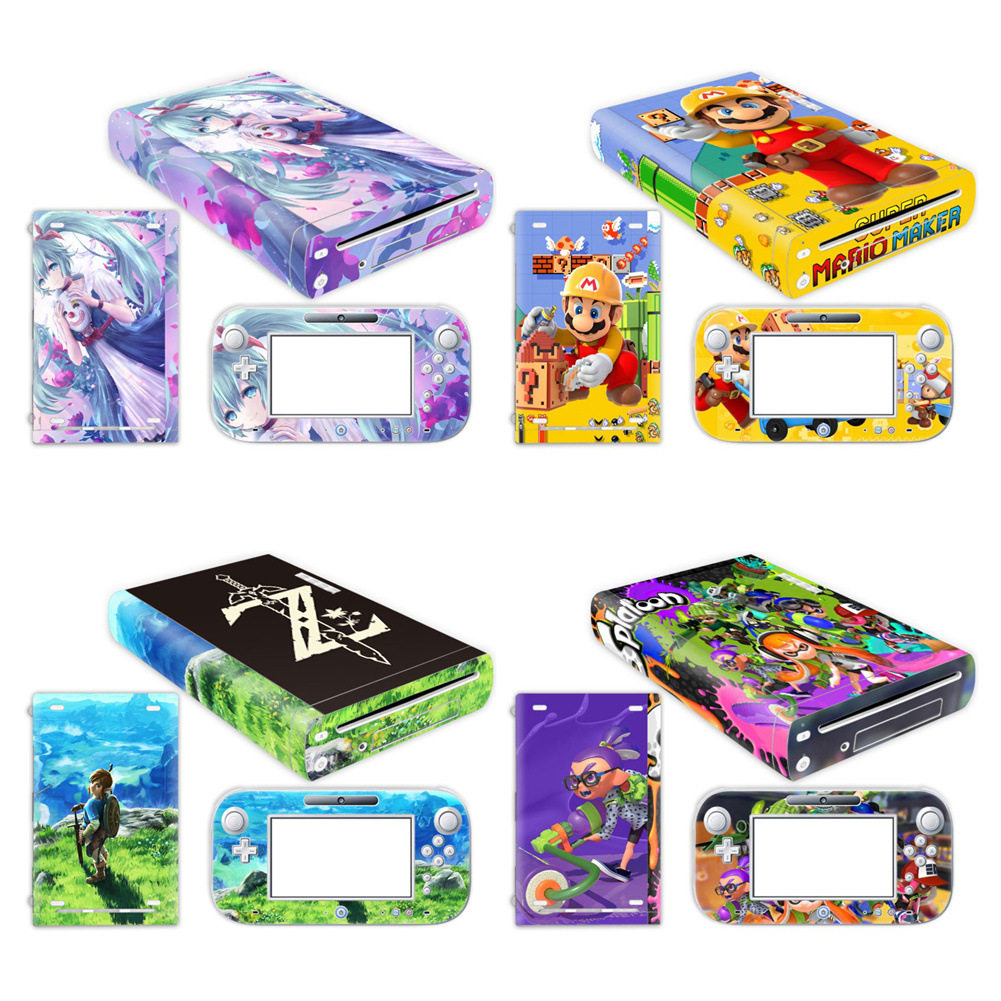任天堂 Wii U 游戏机全身彩贴 skin sticker保护膜 创意机身贴纸