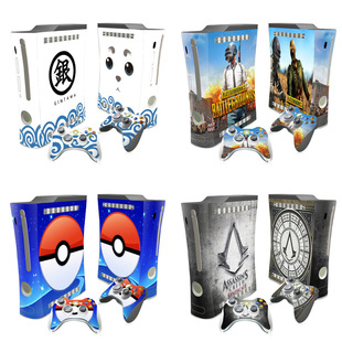 游戏机手柄贴纸主机贴膜骷髅skulls xbox360游戏机保护膜