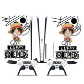贴膜 PS5游戏机贴纸 手柄贴膜skin 海贼王 火影 炫彩时尚 贴纸