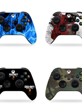 xbox seires x手柄全包贴纸 彩贴 迷彩贴纸 保护膜series s skin