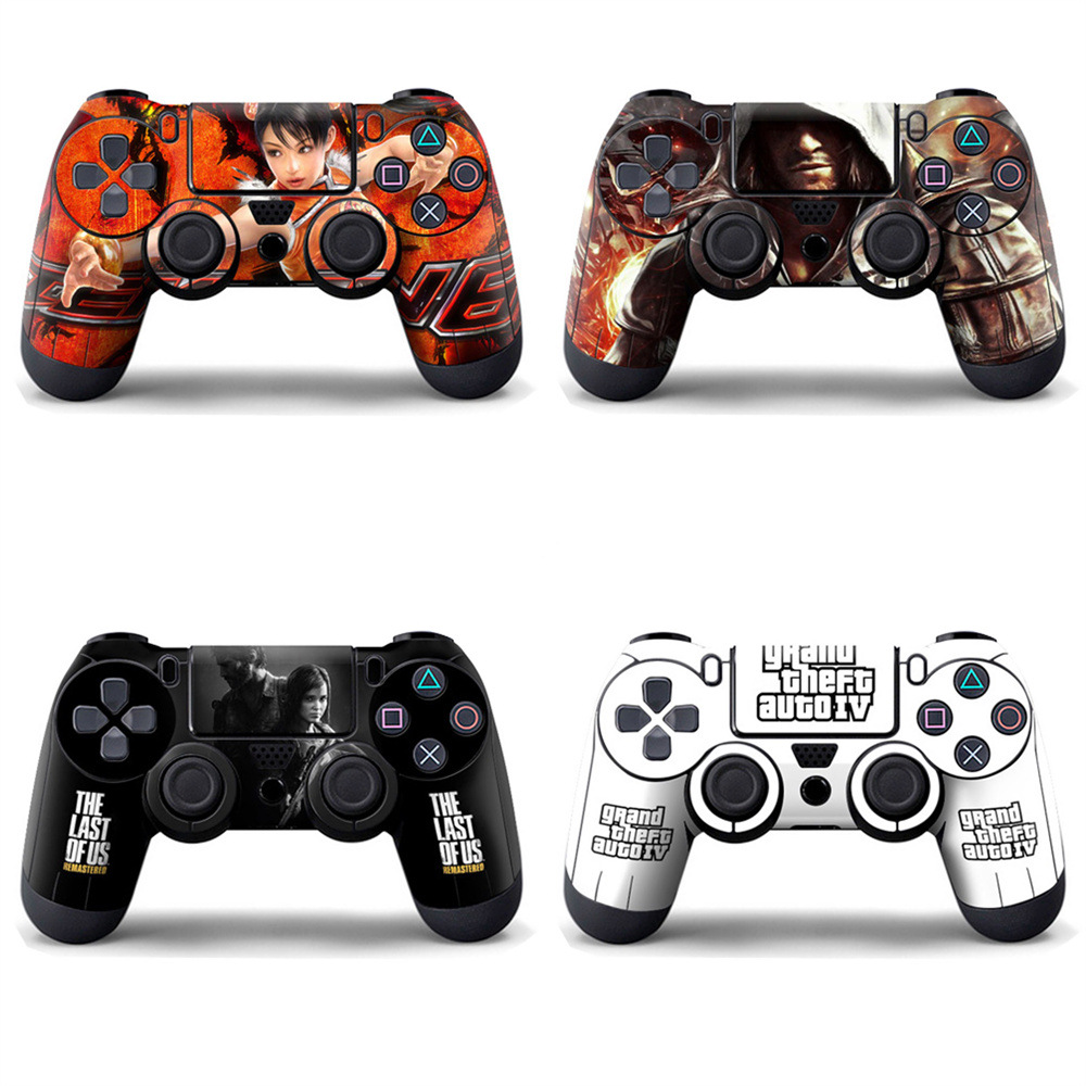 ps4手柄贴膜适用PS4防滑贴保护套配件握把吸汗PS4个性贴纸膜