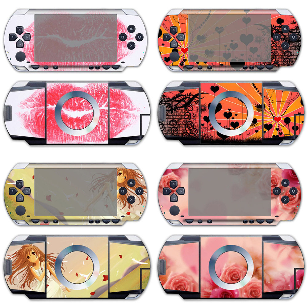 PSP1000贴纸1000贴膜机身保护膜 动漫多款 SKIN STICKER