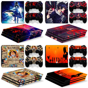 保护膜 PS4 Pro游戏机主机全身彩贴 日本动漫 保护贴纸 机身贴膜