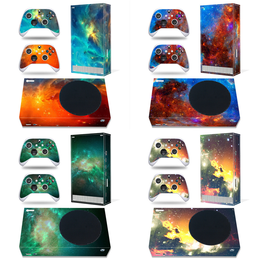 XBOX Seires s 游戏机全身贴纸卡通 星空starry sky skin sticker