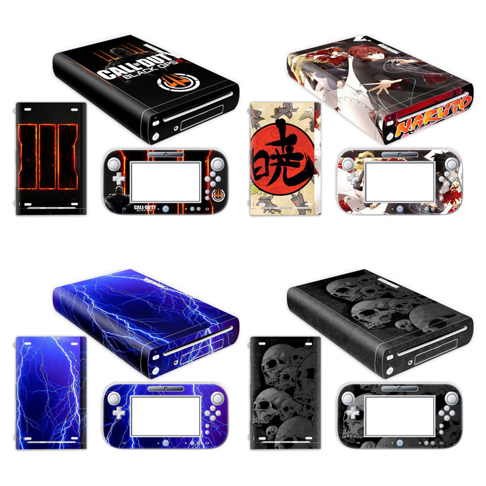 适用 任天堂Wii U游戏机全身彩贴 贴纸STICKER 小批量手柄贴