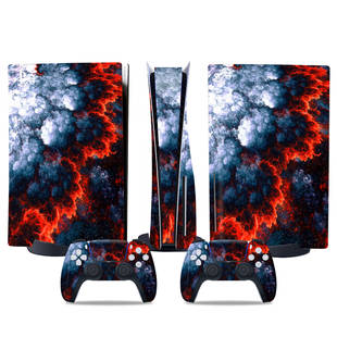 炫彩贴膜 PS5全身贴纸 中性款 光驱 数字版 痛贴 星空款 卡通贴纸
