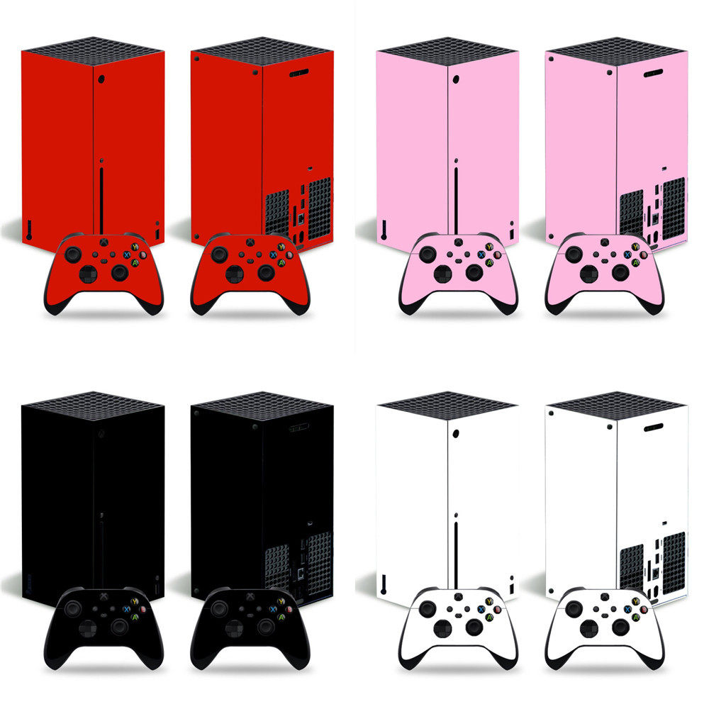 Xbox series x贴纸全身贴膜 纯色贴纸 XSX手柄贴