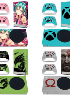 XBOX series s游戏主机贴纸 战神 时尚炫酷游戏主机贴膜贴纸