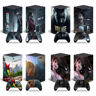 xbox series x游戏机全主机贴纸 Resident Evil Village生化变种