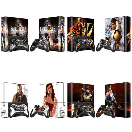 xbox360e游戏机贴纸只狼支狼 炫酷卡通创意贴膜 Skin Sticker