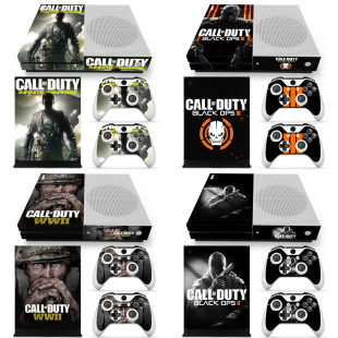 XBOX ONE S贴纸痛机贴磨砂xboxones游戏机贴纸主机动漫call duty